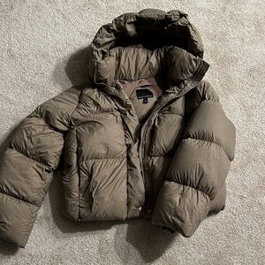 Banana Republic Brown Puffer Jacket